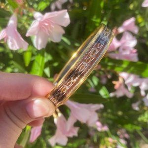 MICHAELA FREY Enamel 24k Gold Plated Austria Bangle Bracelet